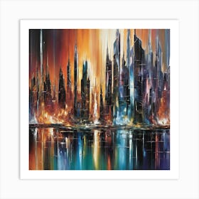 Cityscape 1 Art Print