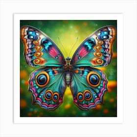 Colorful Butterfly 1 Art Print