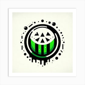 Watermelon Logo Art Print