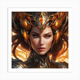 Elven Warrior jf Art Print