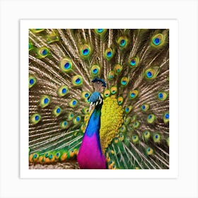 Peacock Art Print