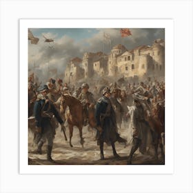 Battle Of Sarajevo Art Print