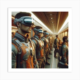 Futuristic Train 13 Art Print