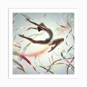 Acrobatic dancer 3 Art Print