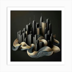 Cityscape 5 Art Print