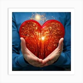 Firefly Comprehensive Heart Health Management And Prevention 50314 Art Print