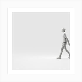 Man Walking Art Print