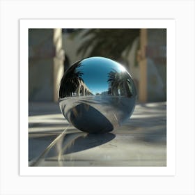 Mirrored Ball 3 Art Print