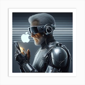 Robot Man 3 Art Print