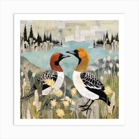 Bird In Nature Canvasback 2 Art Print