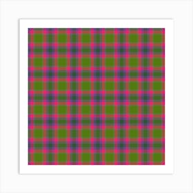 Plaid Fabric 31 Art Print