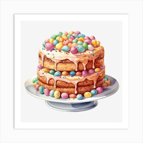 Easter Cake 6 Art Print