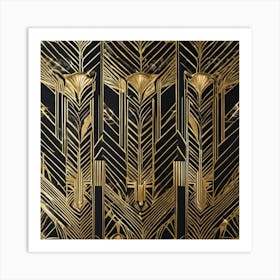 Art Deco 4 Art Print