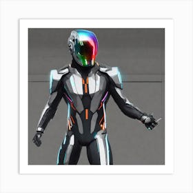 Futuristic Suit 17 Art Print