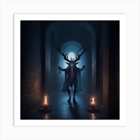 Leonardo Select Interplay Of Lights Shadows A Creepy Evil Sin 0 Art Print