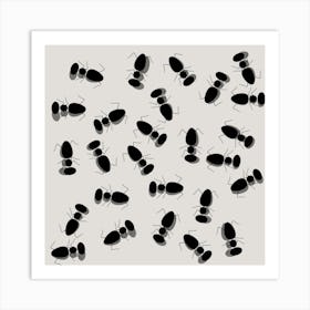 Ants pattern Art Print