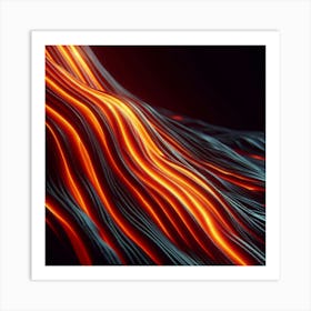 Abstract Wave - Wave Stock Art Print