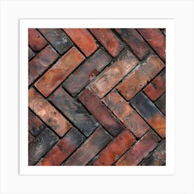 Brick Texture Art Print