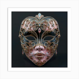 Venetian Mask Art Print