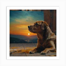 Golden Retriever Art Print