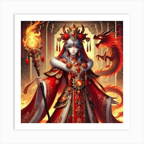 Priestess Kaida Converted Art Print