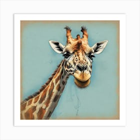 Giraffe 119 Art Print