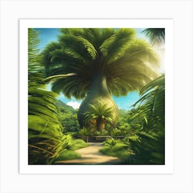 Tree In The Jungle Art Print