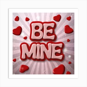 Be Mine Art Print