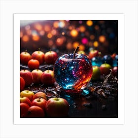 Apple With Stars Art Print