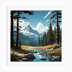 Radiant Wilderness Art Print