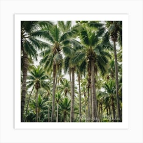 Palm Trees Art Print