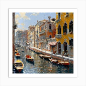 Venice Canal Art Print