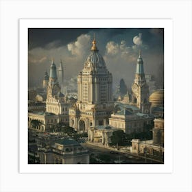 Cityscape 21 Art Print