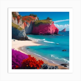 Pink Cliffs Art Print