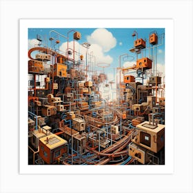 Simplify Complexity Art Print