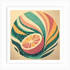 Orange Slice 1 Art Print