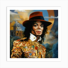 Michael Jackson ai art Art Print