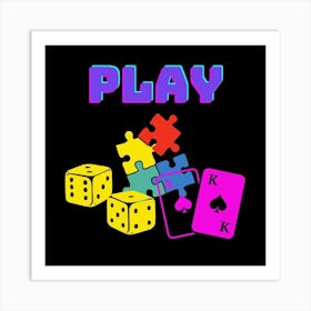 Play Logo Art Print