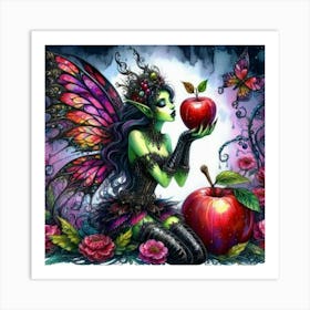 Wicked Apple Art Print