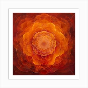 Sacral Chakra (Svadhisthana) 1 Art Print