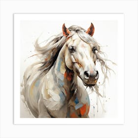 Horse close up Art Print