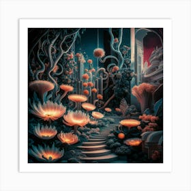 Flora And Fauna 6 Art Print