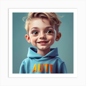 Portrait Of A Boy Art Print