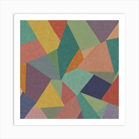 Abstract Geometric Pattern 32 Art Print