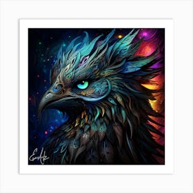 Colorful, Dark Style, Noctralis Art Print