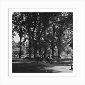 Untitled Photo, Possibly Related To Chico, California, City Park By Russell Lee Art Print