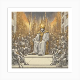 King Of The Gods 1 Art Print