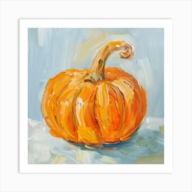 Pumpkin Painting 3 Art Print