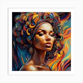 African Woman 74 Art Print