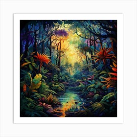 Jungle Forest Art Print